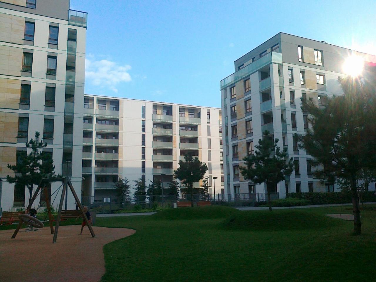 Żoliborz Green Garden Apartment Warschau Exterior foto